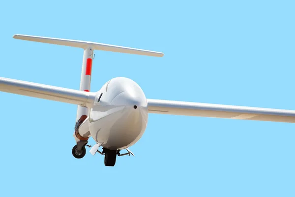 Белый самолет — стоковое фото