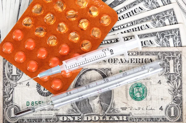 Schlechte Finanzierung der Medizin — Stockfoto
