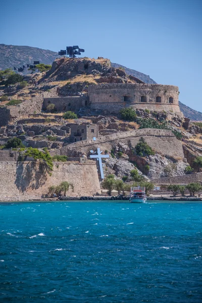 Fortress on the sea, greece — Stock Photo, Image