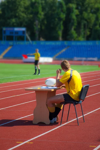 Referee for the game of rugby — Stock Photo, Image