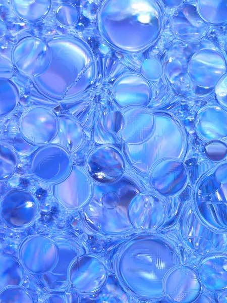 Bubbles in water, close-up — Stock Photo, Image