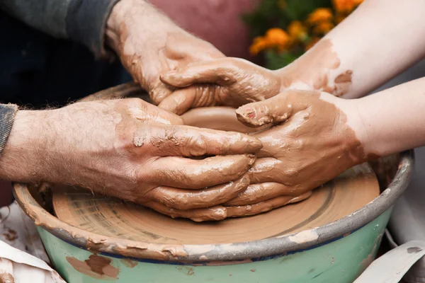 Hecho a mano con arcilla —  Fotos de Stock