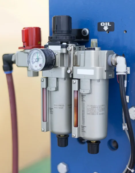 Kontrol tekanan minyak sistem, otomatis — Stok Foto