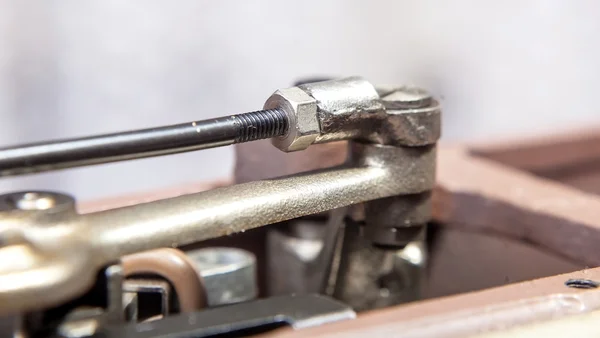 Een combinatie van mechanische apparaten openen — Stockfoto