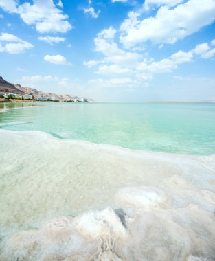 Gösterim manzara Dead Sea