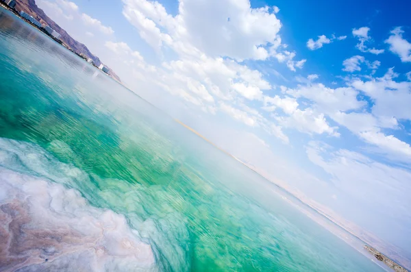 Deniz manzarası dead sea Israel yapılan — Stok fotoğraf