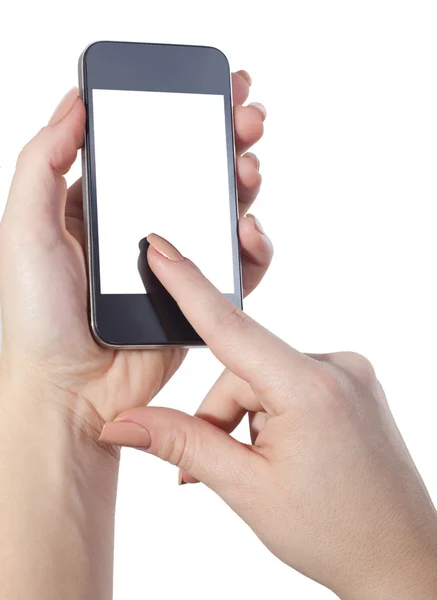 Use your smartphone in hand — Stock Photo, Image