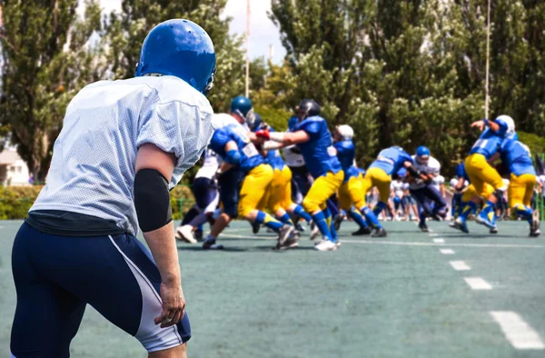 Giocatore di rugby, football americano — Foto Stock