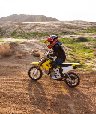 bir Motosiklet Racer