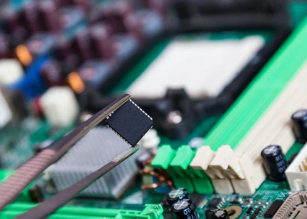 Piezas de repuesto para la reparación de electrónica — Foto de Stock