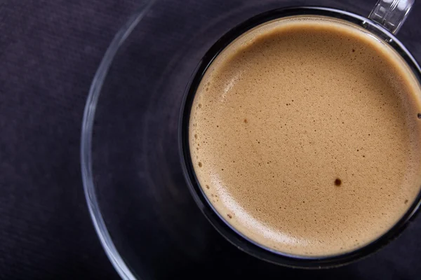 Ochucená káva crema — Stock fotografie