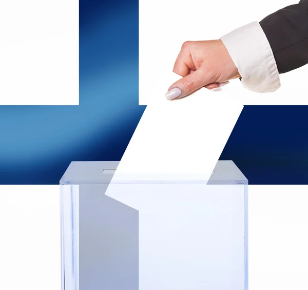 Wahl per Stimmzettel — Stockfoto