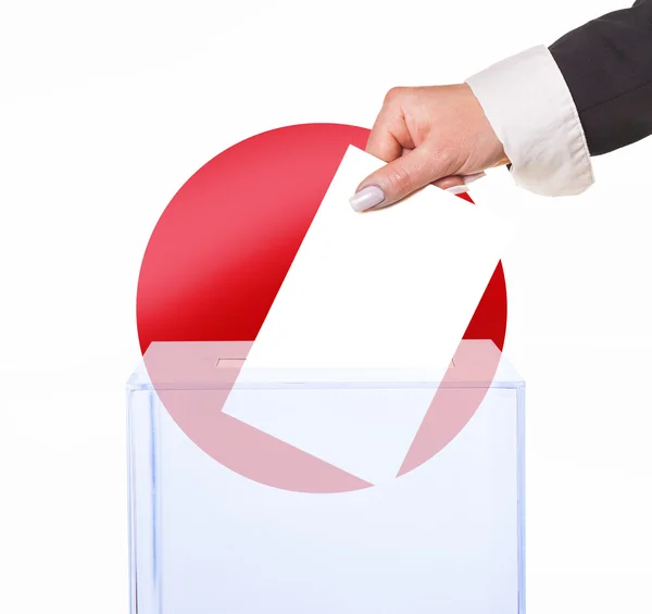 Voto elettorale a scrutinio segreto — Foto Stock