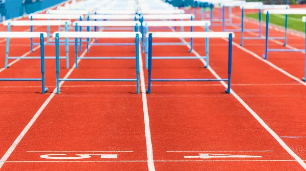 Track with obstacles — Stock Photo, Image