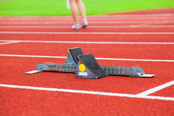 Running track with power — Stock Photo, Image