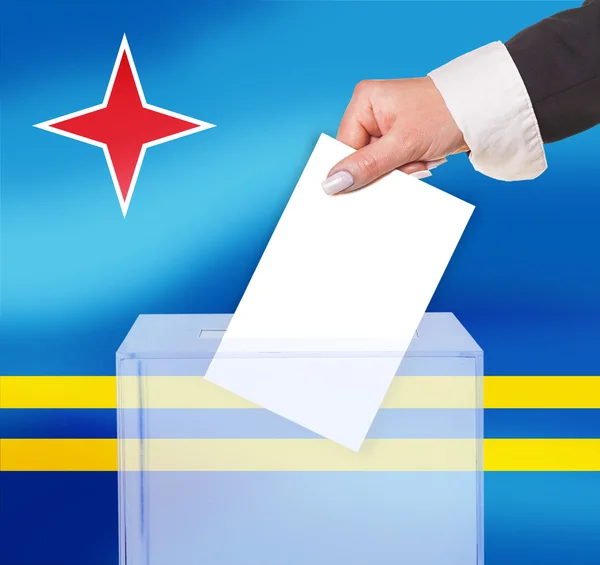 Wahl per Stimmzettel — Stockfoto