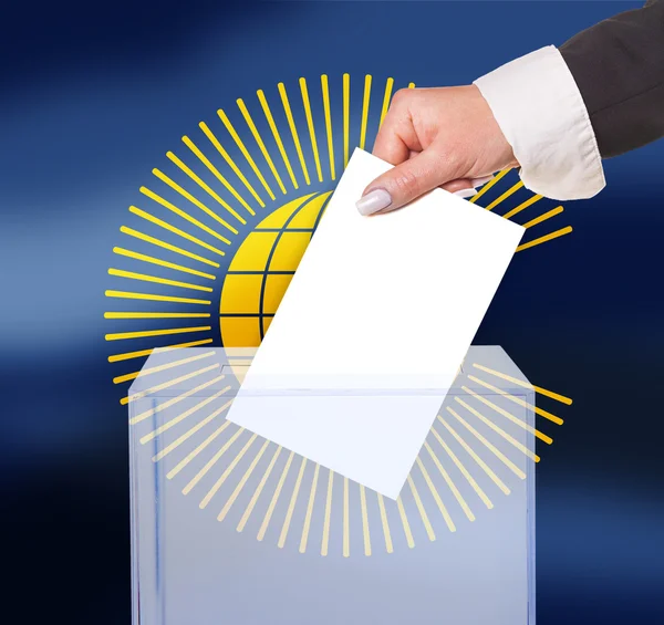 Voto elettorale a scrutinio segreto — Foto Stock