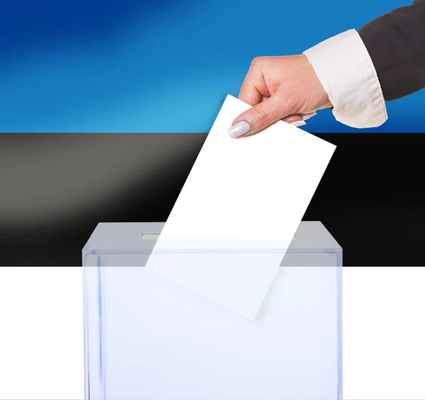 Voto elettorale a scrutinio segreto — Foto Stock