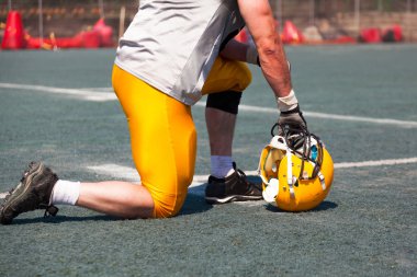 Stadyumun arka atlet 