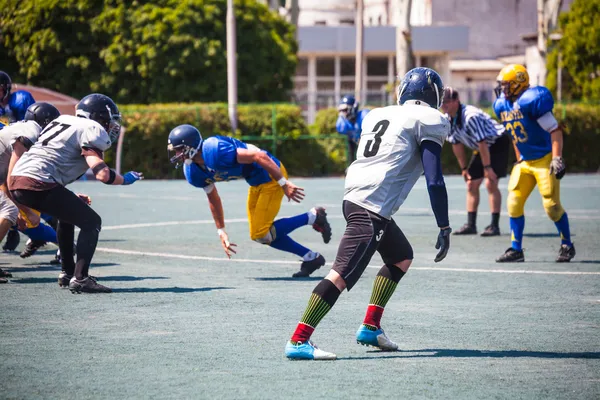 Is the American football match — Stock Photo, Image