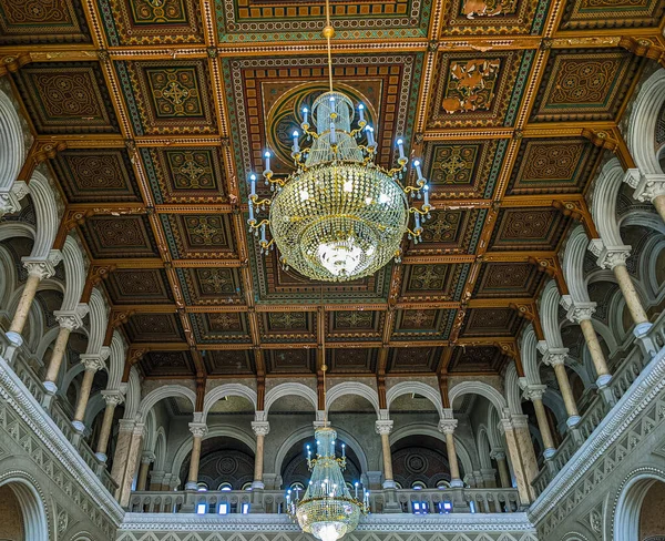 Interiér Chernivtsi National University Bývalý Rezidence Bukovinian Dalmatské Metropolitní Černovice — Stock fotografie