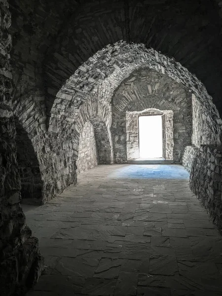 Entrance Dungeon Ancient Stone Castle — Stock Photo, Image