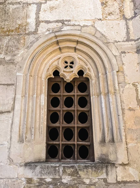 Ventana Arqueada Antigua Elemento Arquitectura Antigua — Foto de Stock