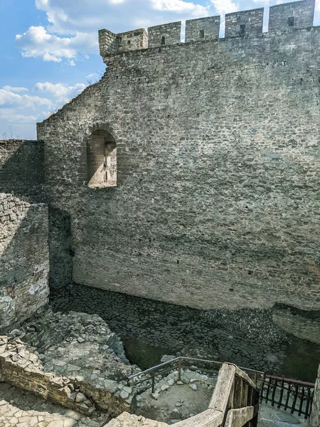 Antik Kale Manzarası Taş Duvar — Stok fotoğraf