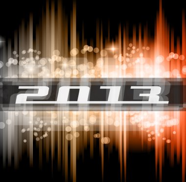 Yükseklik tech 2013 yeni yıl kutlama poster