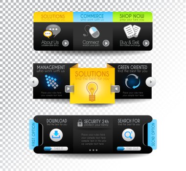 web öğeleri - çeşitli şablonları koleksiyonu