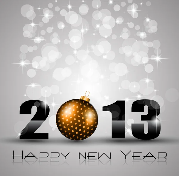 2013 新年のお祝いの背景 — ストックベクタ