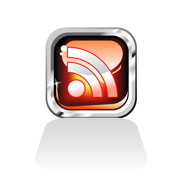 Значок RSS-канал — стоковий вектор