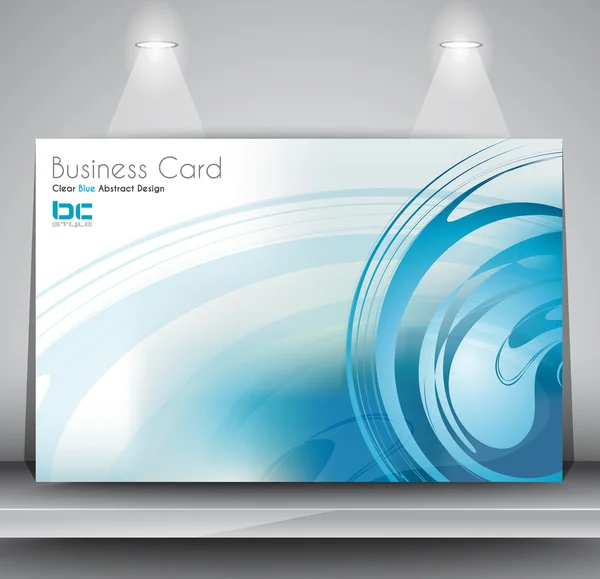 Elegant business card design template — Stock Vector