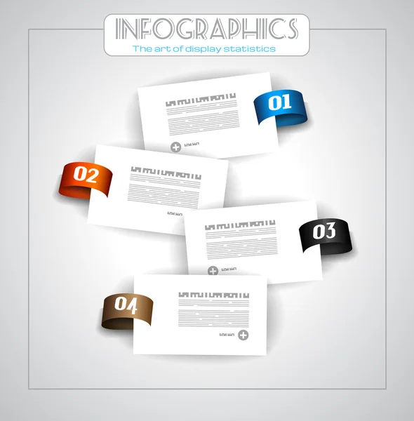 Design infografic - geometrie originală — Vector de stoc