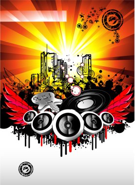 disko müzik olay arka plan