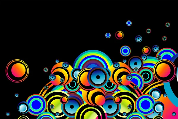 Stylish bubbles background — Stock Vector