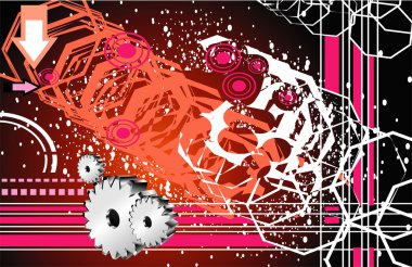 yüksek teknoloji arka plan