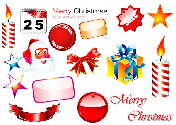 Christmas design elements — Stock Vector