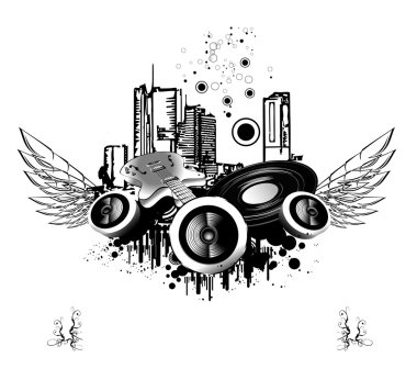 kentsel discoteque arka plan