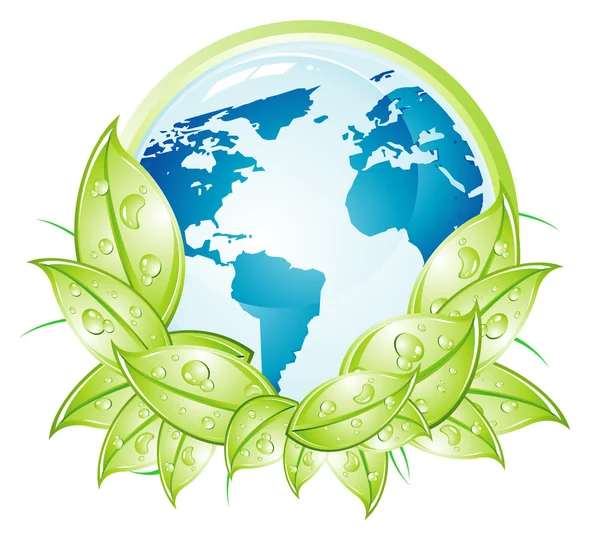 Medio ambiente Tierra — Vector de stock