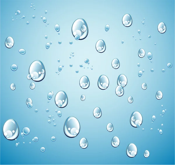 Waterbellen — Stockvector