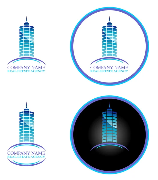 Elementos de diseño inmobiliario — Vector de stock