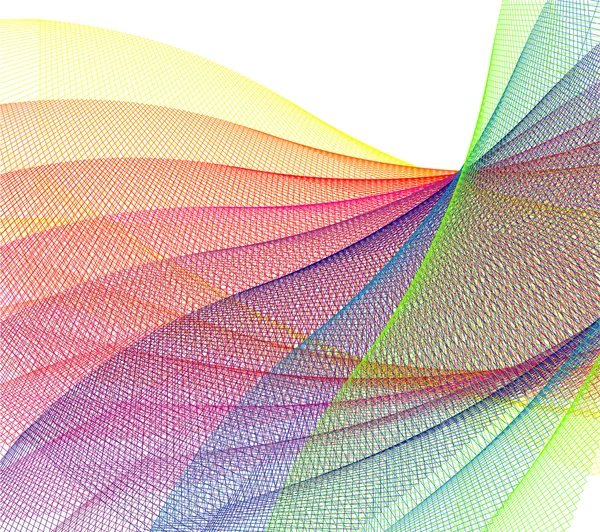 抽象的な虹コーポレート カード — ストックベクタ