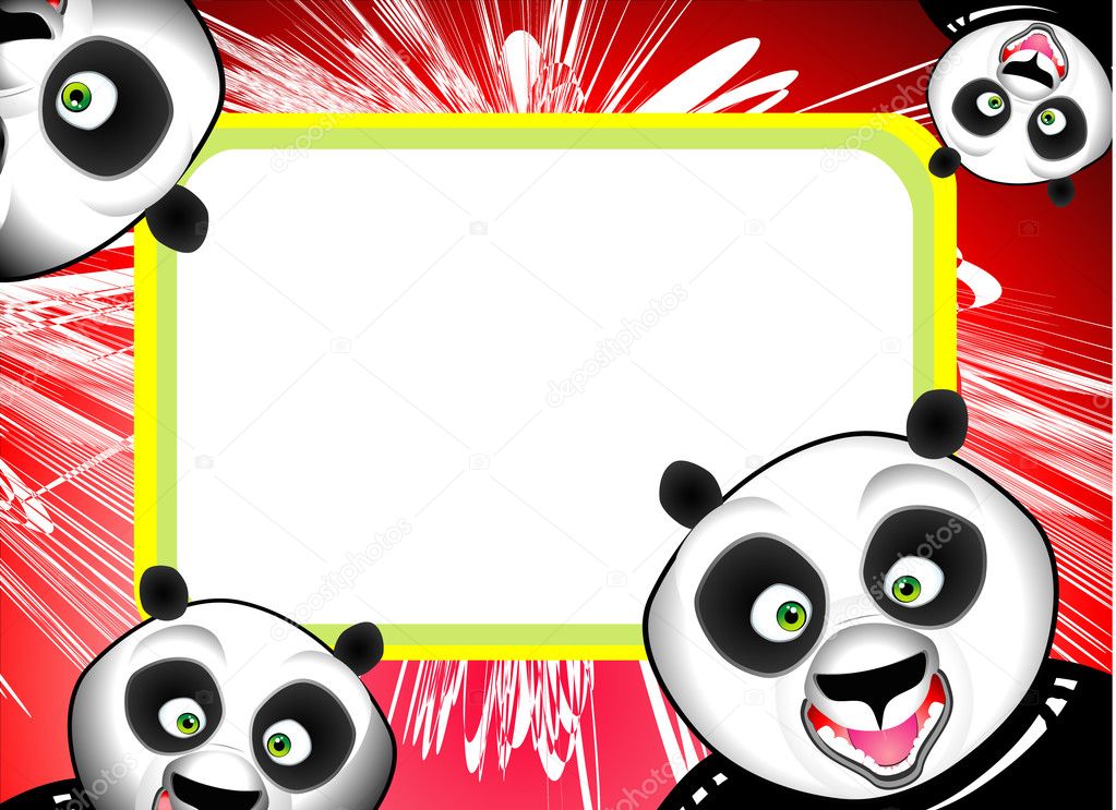 Funny Panda Frame