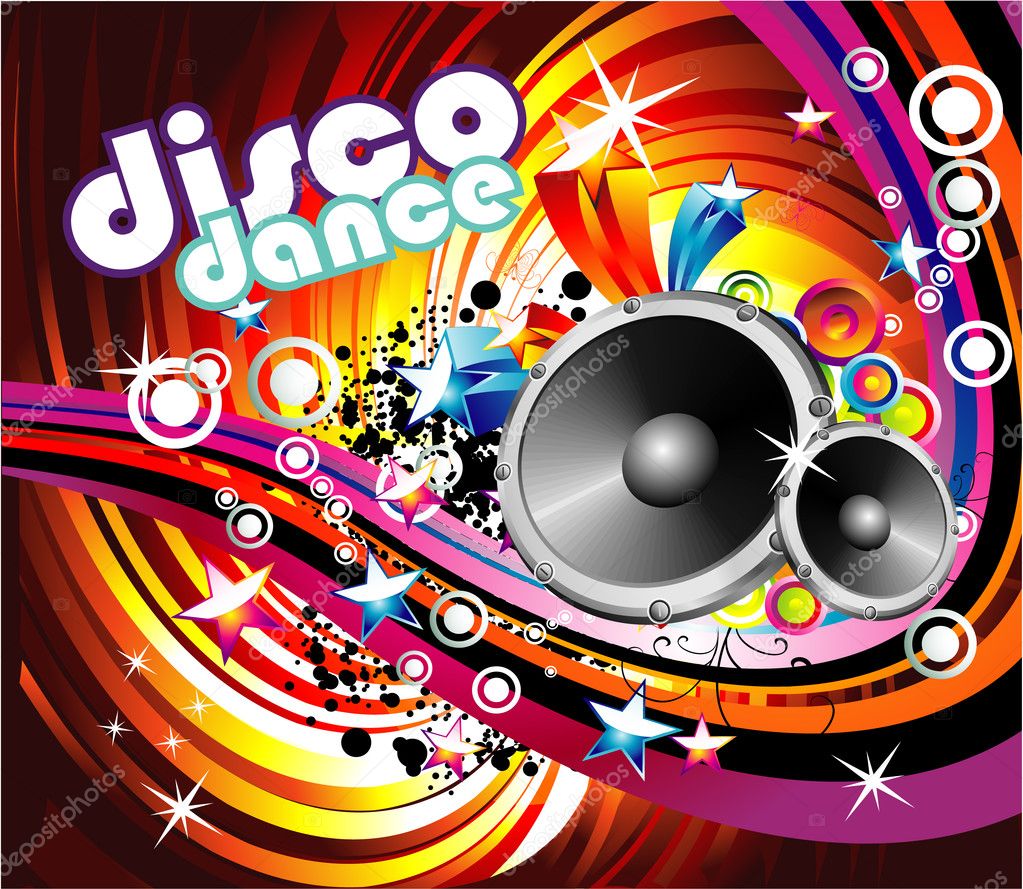 Disco Dance Background Stock Illustration by ©DavidArts #23283726