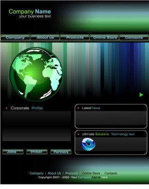 iş web sitesi şablonu