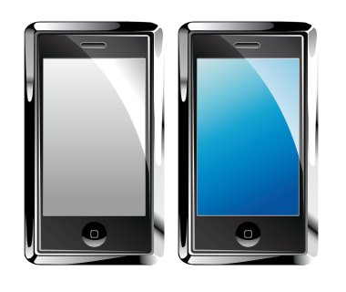izole dokunmatik ekran smartphones