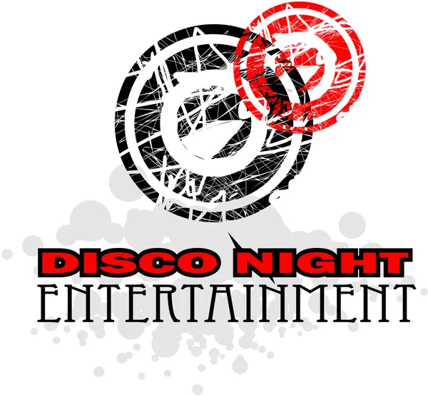 Muzyka disco symbol — Wektor stockowy