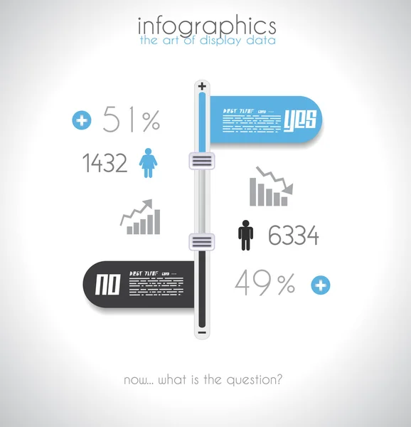 Modello di design infografico con tag cartacei — Vettoriale Stock