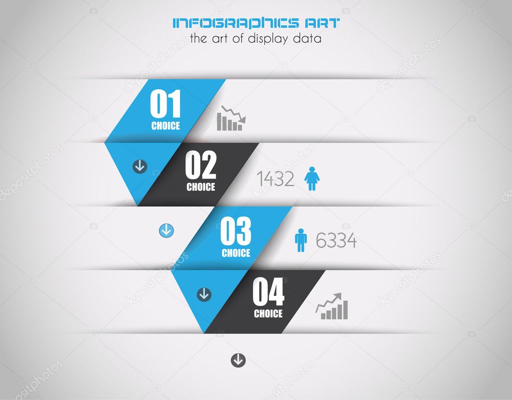 Infographics concept background to display your data in a stylish way.